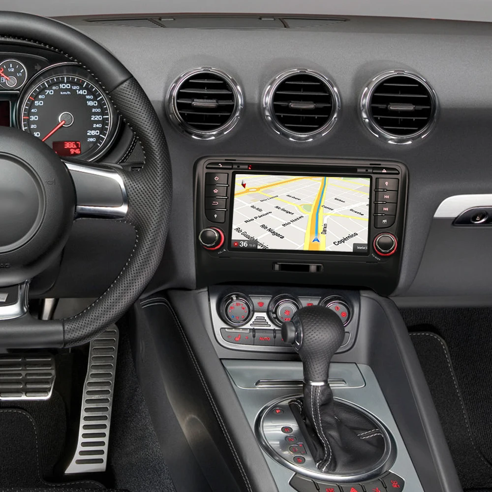 Автомагнитола 7 дюймов Android 9 0 GPS-навигация для Audi TT MK2 06-14 Bluetooth стерео DAB Авторадио