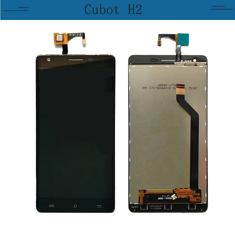 Для Cubot H2 ЖК-дисплей Дисплей+ Сенсорный экран Стекло, дигитайзер, для сборки, запасные части для H 2 ЖК-дисплей Дисплей