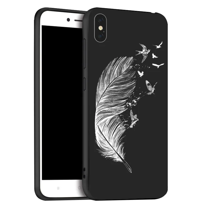 Черный матовый чехол из ТПУ для iPhone XR XS Max X 11 Pro, чехол с рисунком сердца для iPhone 7, 8, 7 Plus, 8 Plus, 6 s, 6Plus - Цвет: x083