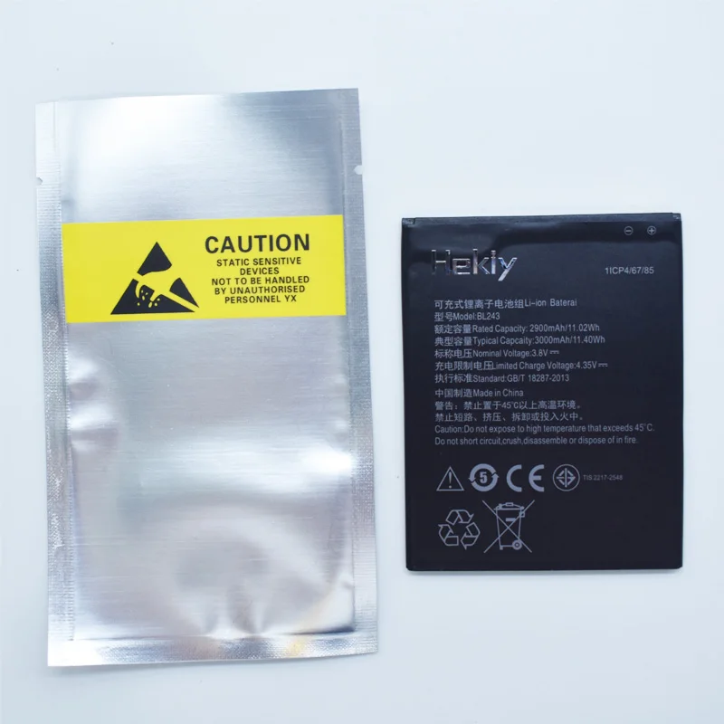 Hekiy BL 243 BL243 аккумулятор для lenovo Lemon K3 Note K50 T5 A7000 A5500 A5600 A7600 мобильного телефона Bateria