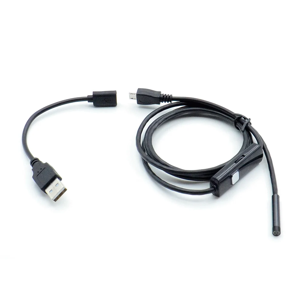 1 м 5 мм объектив HD 720P USB эндоскоп Водонепроницаемый 6 светодиодов инспекции с