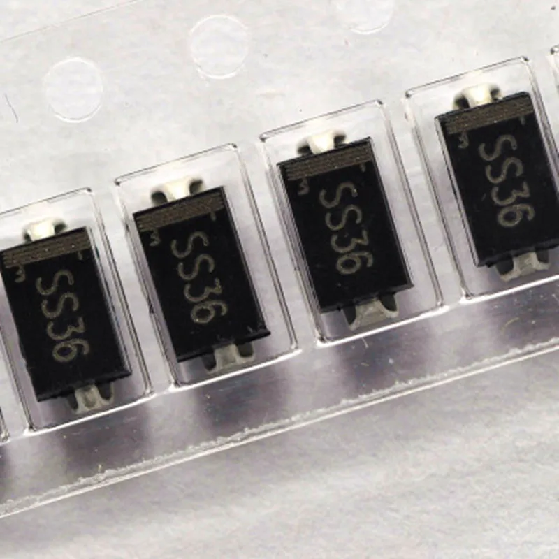 

100 шт. SR360 SS36 SMA SMD диод Шоттки 30В 60A