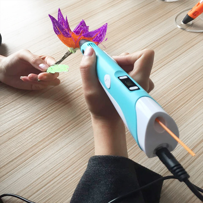 DEWANG 3D Ручка для печати 200 м ABS/PLA нить принтер ручка подарок на день рождения школы
