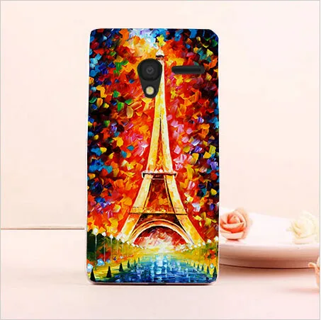 Жесткий чехол для Alcatel One Touch Pixi 3 4 дюйма OT 4013X 4013D 4050X 4050D 4050A|case heart|flowers charmcase targus |