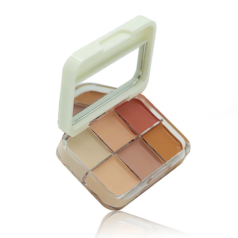 Профессиональная Косметика Макияж 6 цветов контурная Палитра 2 варианта консилер