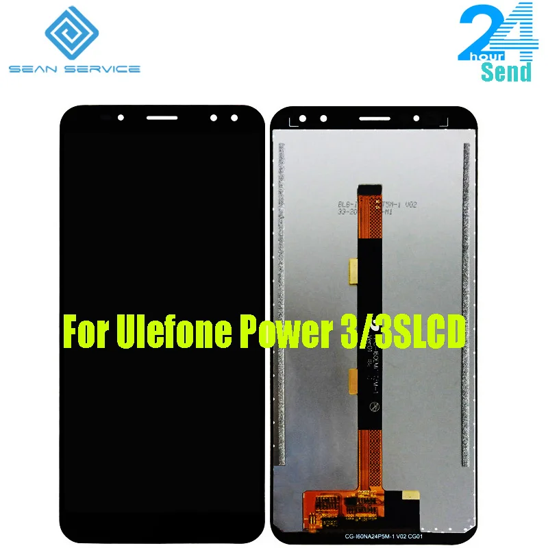 Для оригинального Ulefone power 3 ЖК-дисплей+ кодирующий преобразователь сенсорного экрана в сборе запасные части 2160*1080P для Ulefone power 3S 6,0"