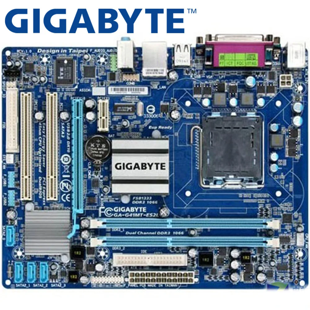 

Десктопная Материнская плата GIGABYTE G41 Socket LGA 775 для Core 2 DDR3 8G Micro ATX, оригинальная б/у системная плата