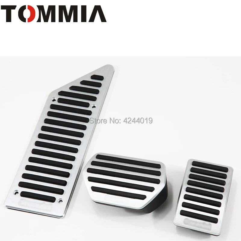 

TOMMIA For Citroen C5 C6 Car Pedal Footrest Brake And Gas Pedal Pad Alumimum Alloy