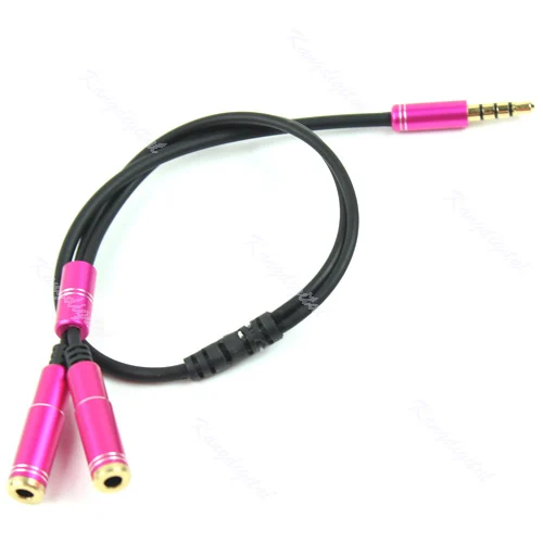 Разветвитель Y образного кабеля для наушников 3 5 мм|cable adapter|adapter 3.5mmy splitter audio cable |