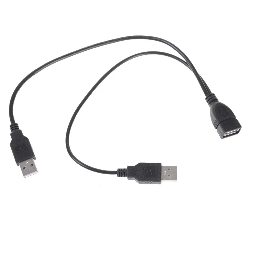 20 см Удлинительный кабель USB 1 разъем на 2 разъема для передачи данных адаптер