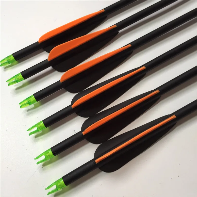 6 шт. стекловолокна позвоночника 750 стрелы 3 &quotКапля воды Пластик лезвие Перо и