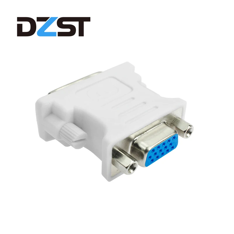 DZLST DVI 24+ 5 к VGA мужчин и женщин Высокое качество DVI к VGA кабель адаптер Разъем для видеокарты монитор дисплей для ПК