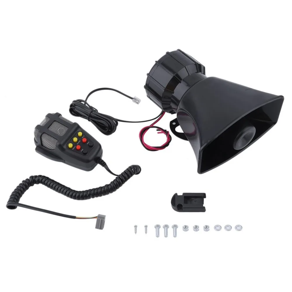 DC 12V 80W автомобиль 7 звуковых тонов громкая сирена Предупреждение ная