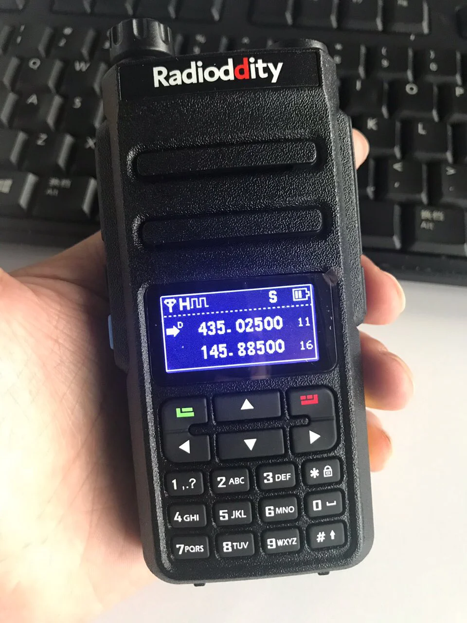 Радиодность GD 77BB новый экран двухдиапазонный двойной слот для времени DMR Ham