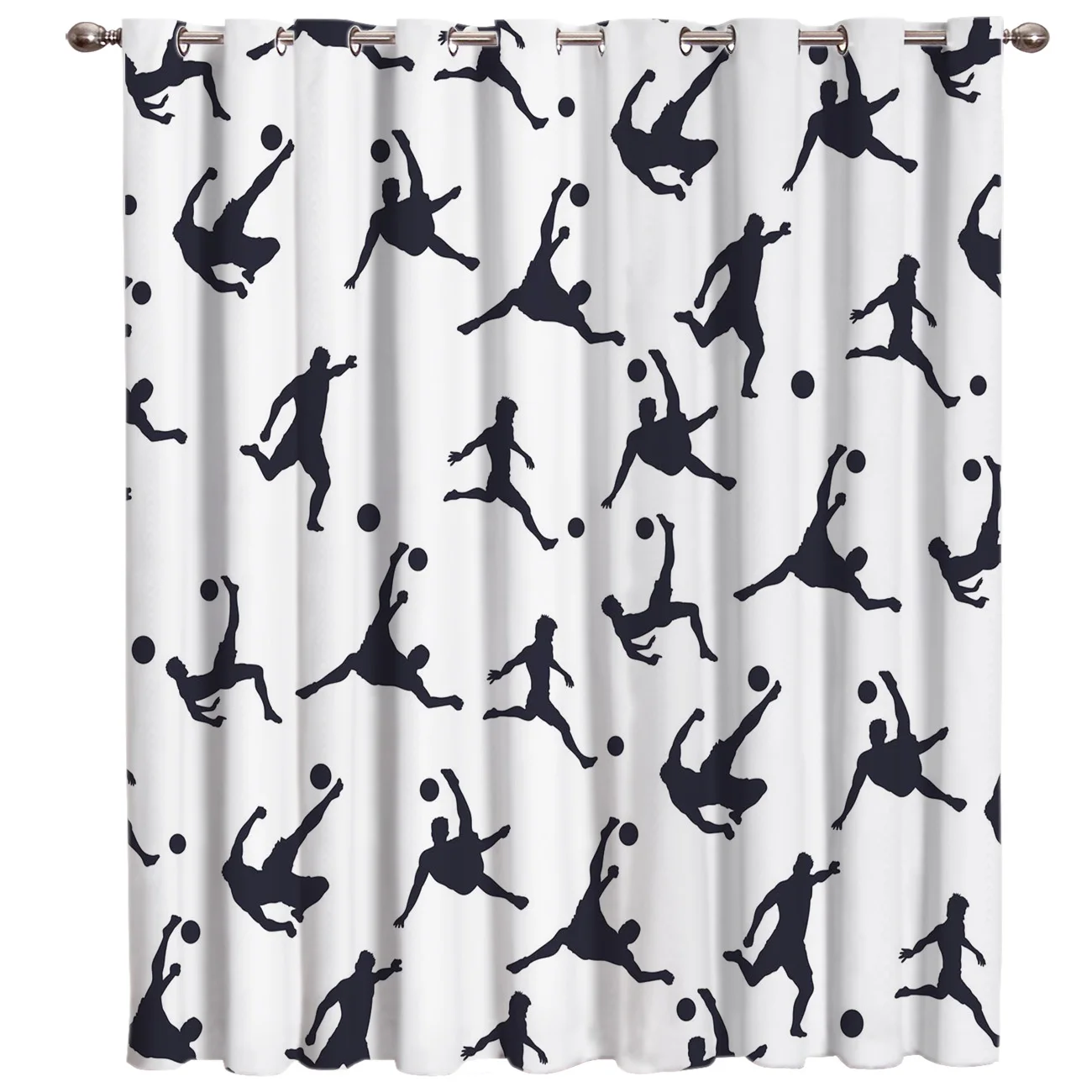 Футбол катрун каракули 3D оконные шторы для гостиной спальни кухни Cortinas Para Sala De Estar