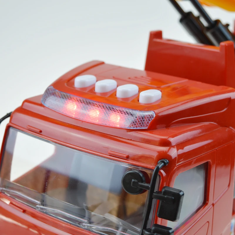 1 шт. роскошный изысканный грузовик пожарная модель грузового автомобиля звук и