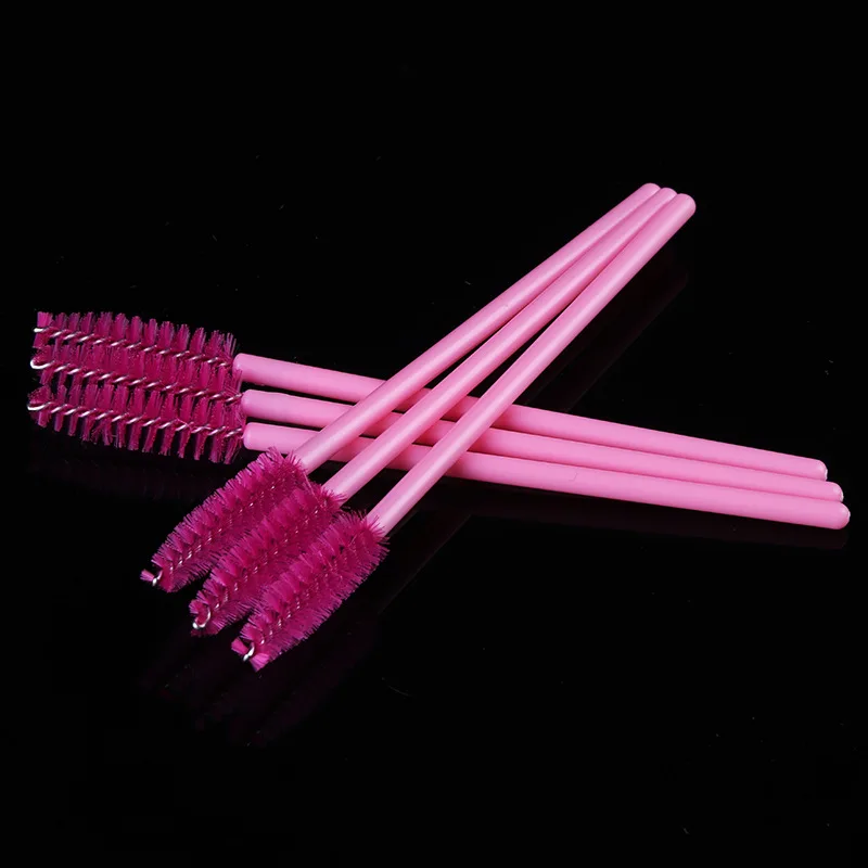 

500 pcs disposable eyelash brush/plastic nylon eyebrow comb/makeup brush tool