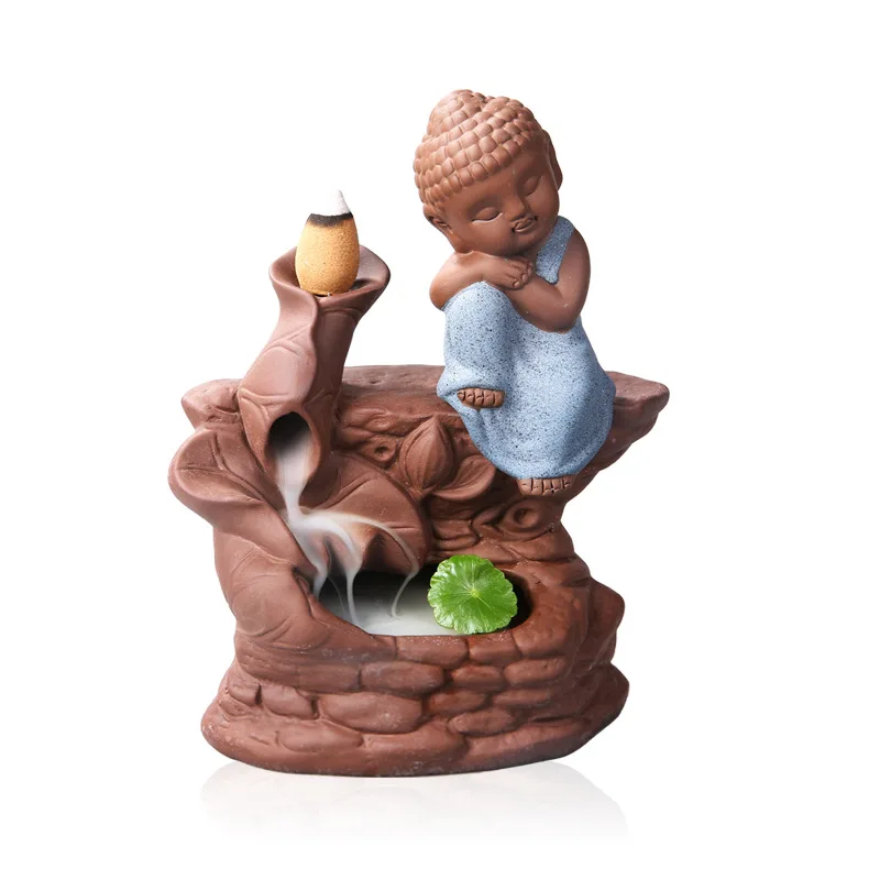 Домашний декор креативная буддистская лампа курильница керамическая | Дом и сад