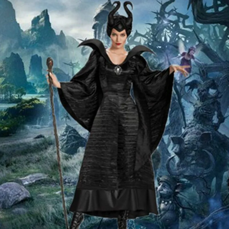 Новое роскошное черное платье на крестины для взрослых маскарадный костюм