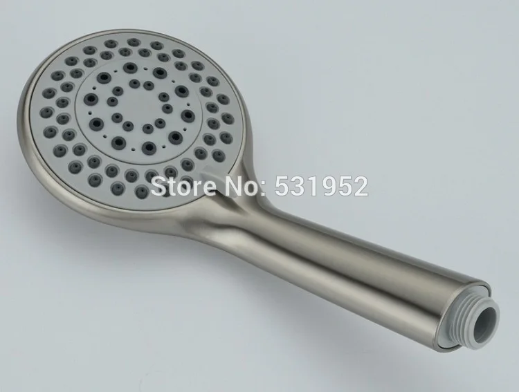 

2016 многофункциональная ручная Лейка для душа, система душа, сменная деталь, матовый никель, спа-Душ