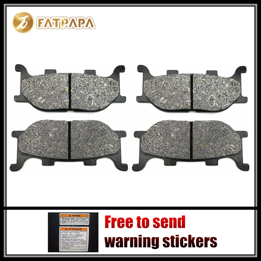 Комплектующие для двигателя FL + FR R тормозные колодки YAMAHA 1100 XV Virago XV1100 1995 1996 97 1994