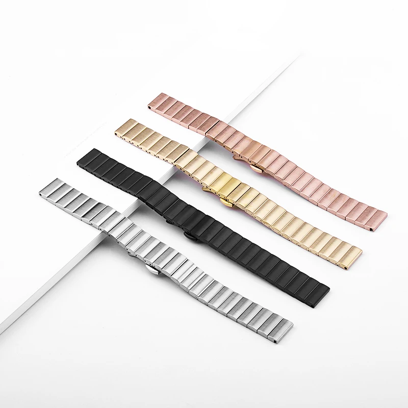 Полоса из нержавеющей стали шириной 18 мм Для HUAWEI TalkBand B3 / Lite Сменный ремешок для