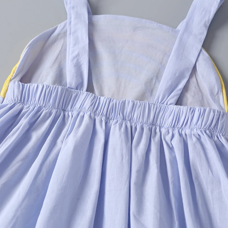 Baby Girls Summer Dress Sleeveless Sling Print Rainbow Cotton Toddler Girl Clothes Party Kids Dresses For Robe Fille | Детская одежда и