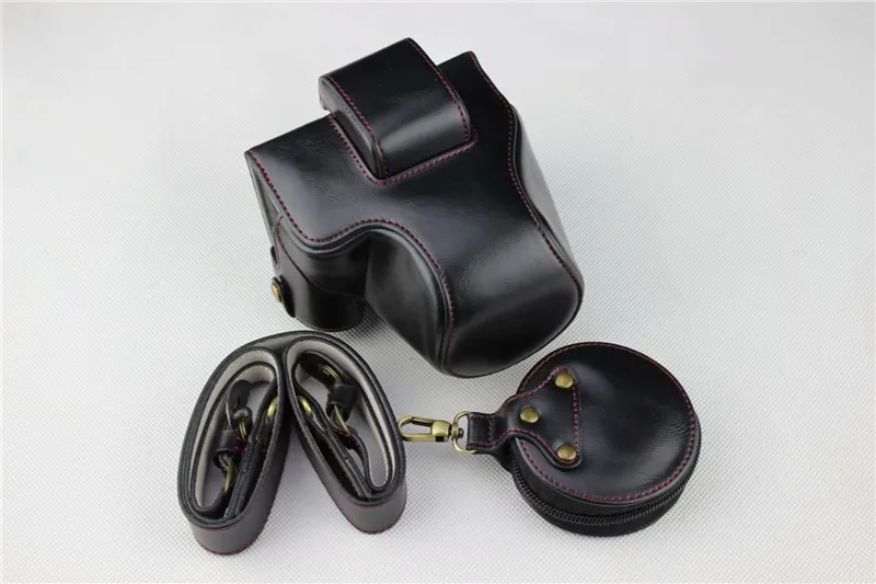 Чехол из искусственной кожи для камеры Canon EOSM50 EOS M50 защитный чехол с плечевым