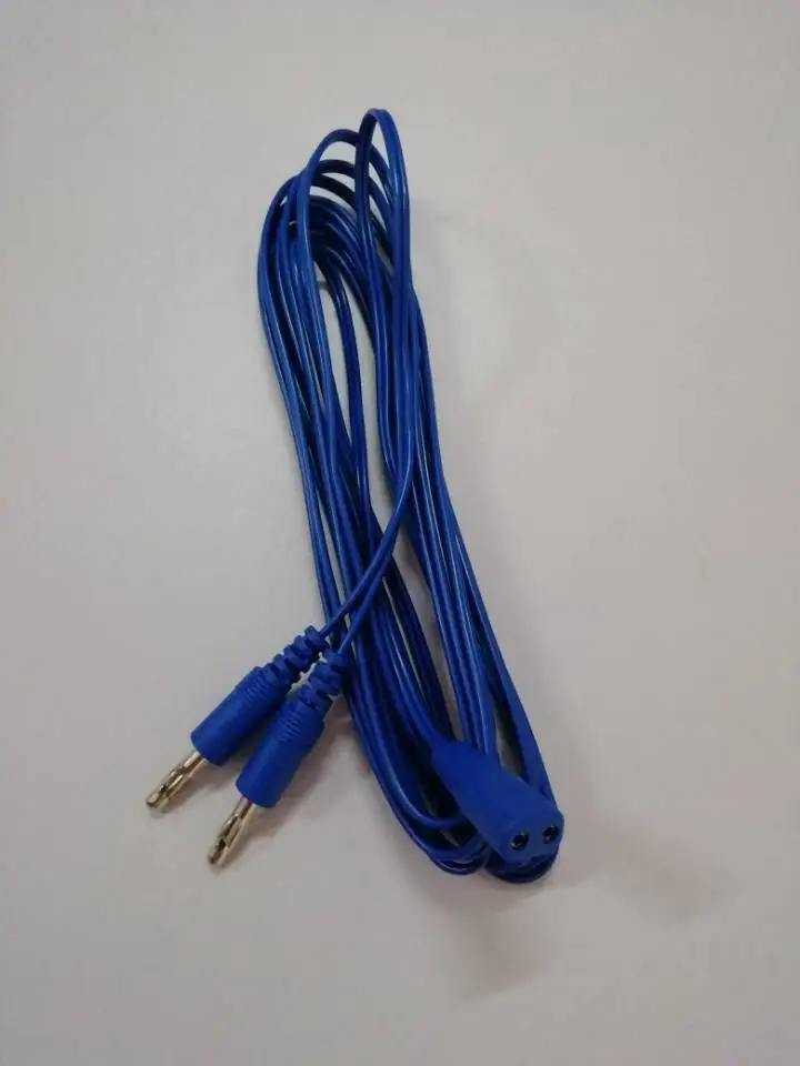 Одноразовый электрический нож двойной электрокоагуляции с двумя банановыми разъемами 4.0 для отверстий, кабель для зажима АГА с коагуляцией 2.0 на.