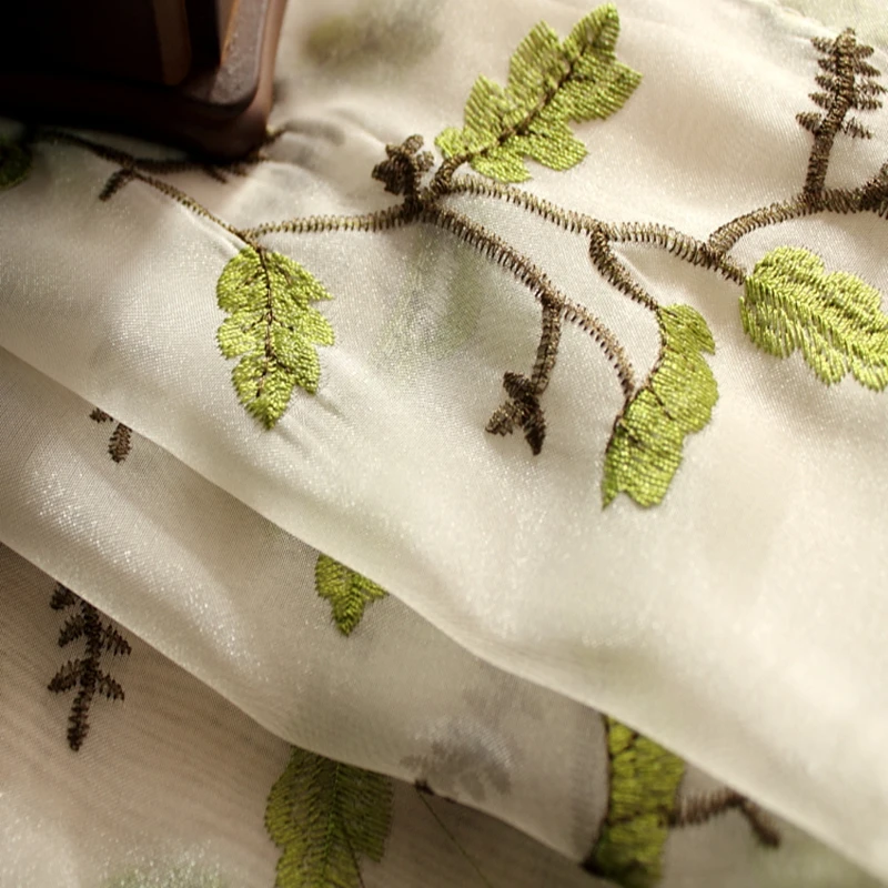 Занавески на заказ в американском стиле однотонные хлопковые