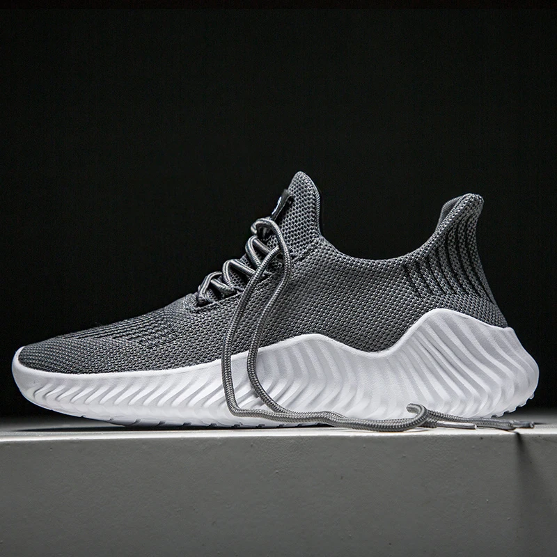 Zhengou теннисная повседневная обувь с узором Flyknit Мужская большого размера для