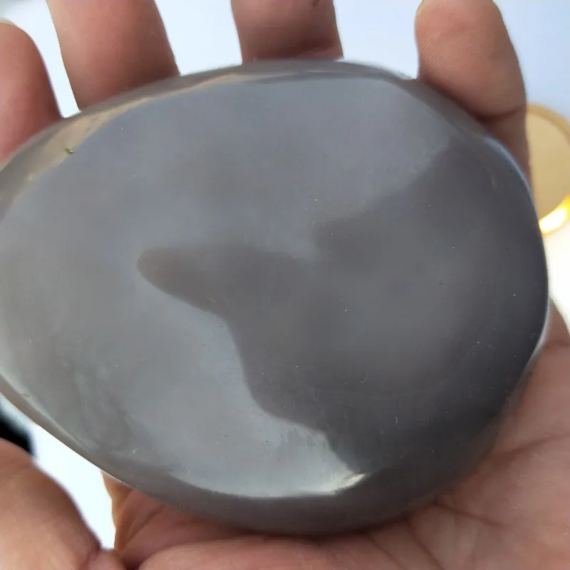 Natural Crystallization Agate Enhydro Crystal &quotLarge Water Bubble&quot palm Massage stones and minerals Healing crystals home Decor | Дом и