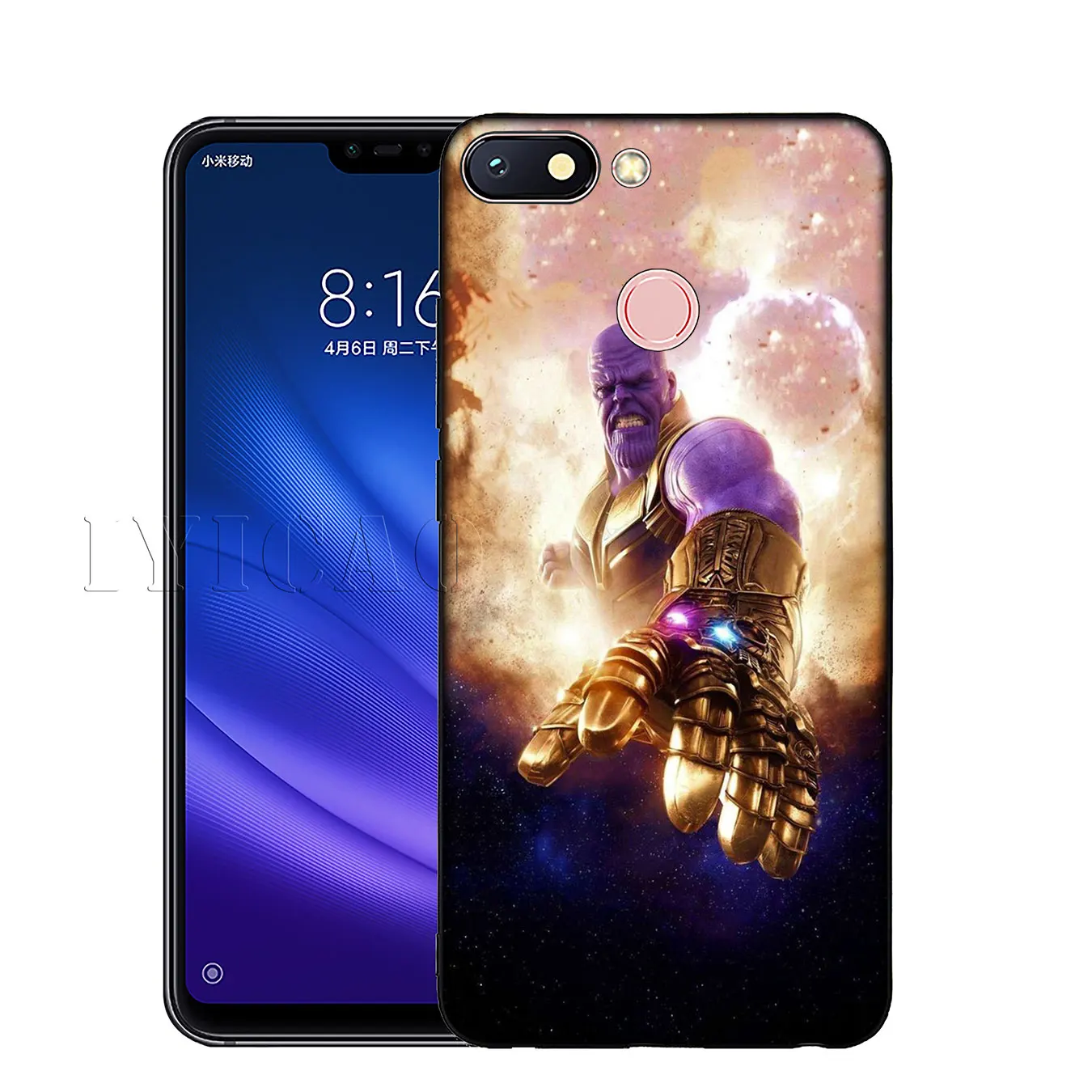 IYICAO The Avengers Thanos Marvel Soft Silicone Phone Case for Xiaomi Mi 10 9 9T CC9 CC9E 8 SE A3 Pro A1 A2 Lite 6 f1 |