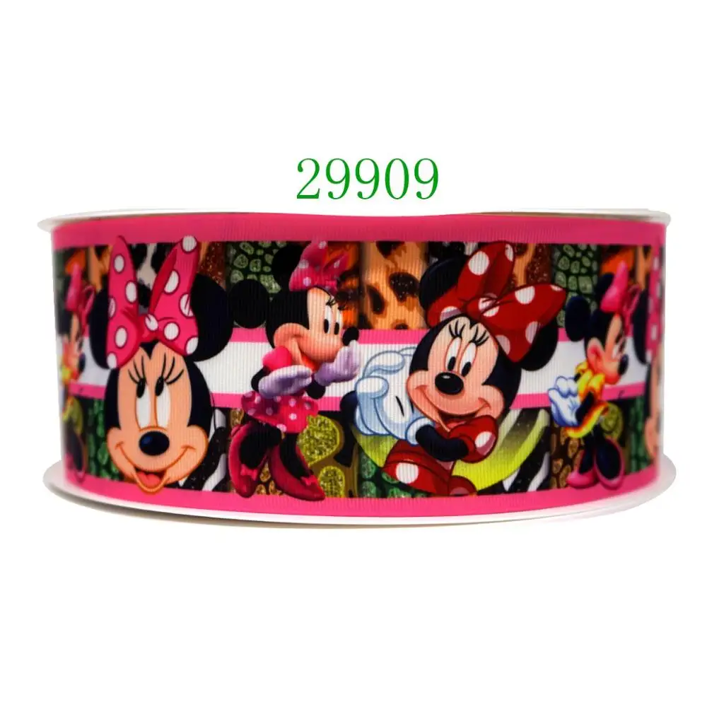 29909 50 ярдов Цветок напечатанный grosgrain ленты 30424 - Цвет: 29909