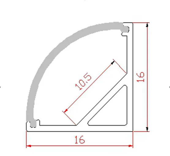 

Free Shipping 2m/pcs 50m/lot hot selling corner joint for aluminium profiles/aluminium profile corner joint/right angle brackets