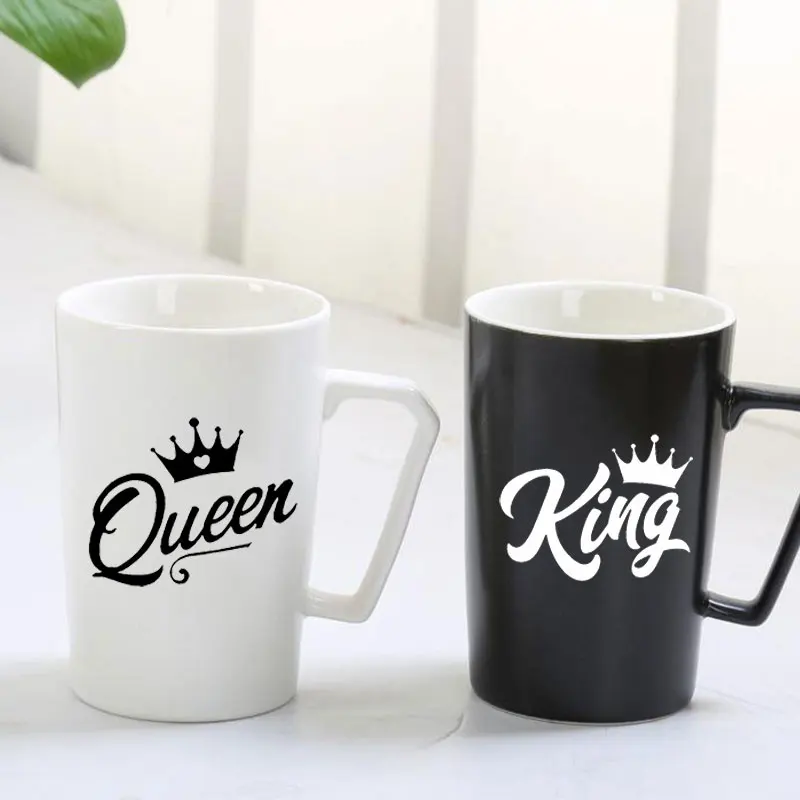 Автомобильная виниловая наклейка в стиле король и королева