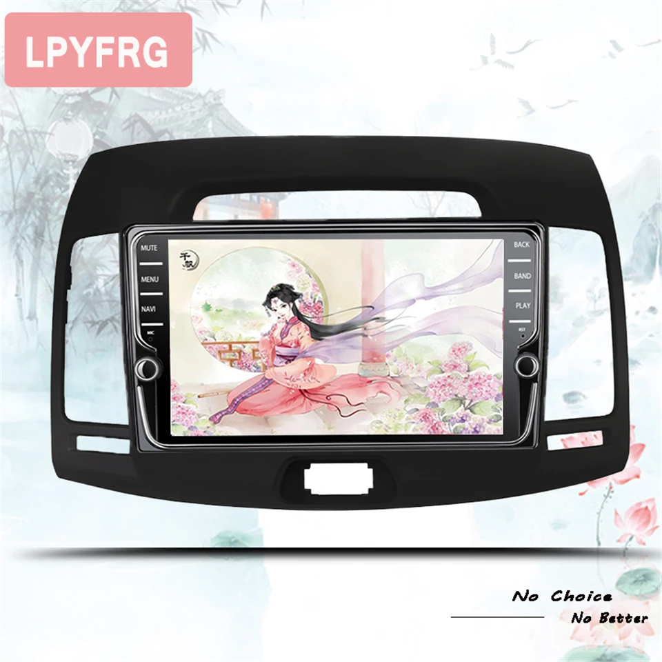 Автомобильный dvd плеер восьмиядерный Android 10 0 4 гб озу + 64 пзу для hyundai elantra 2007 2011