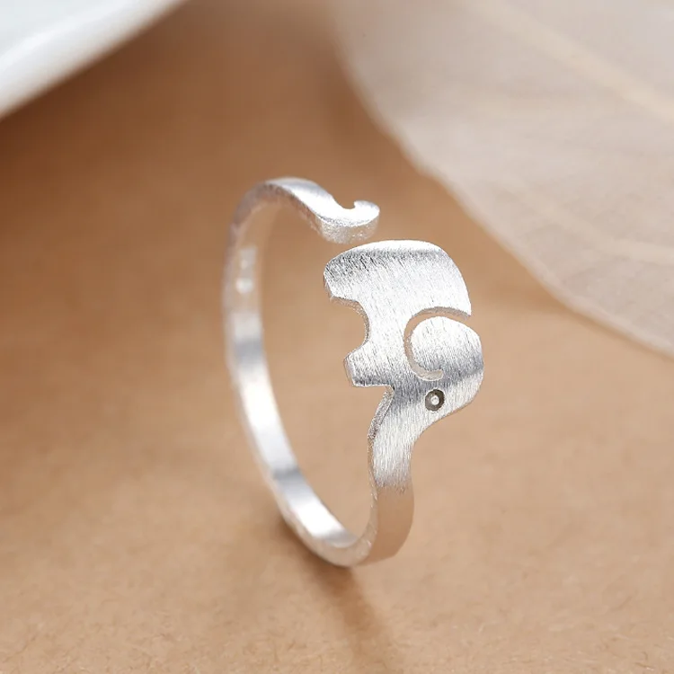Богемского Серебряный слон кольца для женщин Bijoux (украшения своими руками)