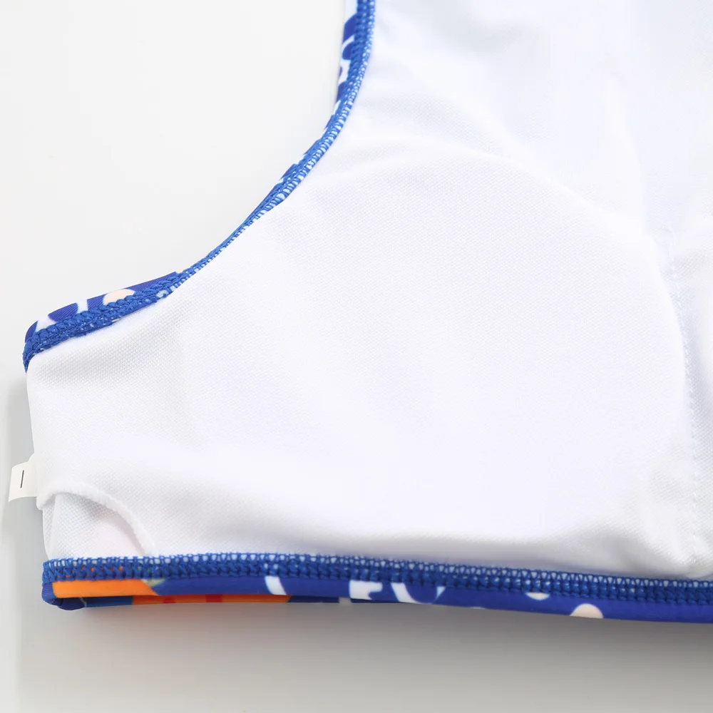 Сексуальные Женщины Холтер Push Up Padded Купальник Печати Бинты Бикини Набор Сова