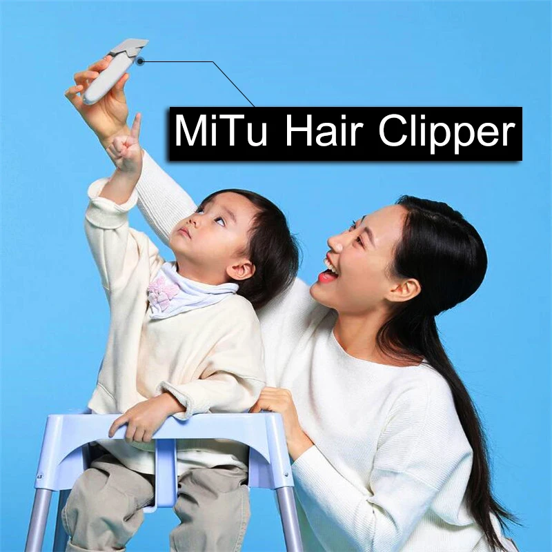 Машинка для стрижки волос Xiaomi MiTu IPX7 детская Водонепроницаемая электрическая