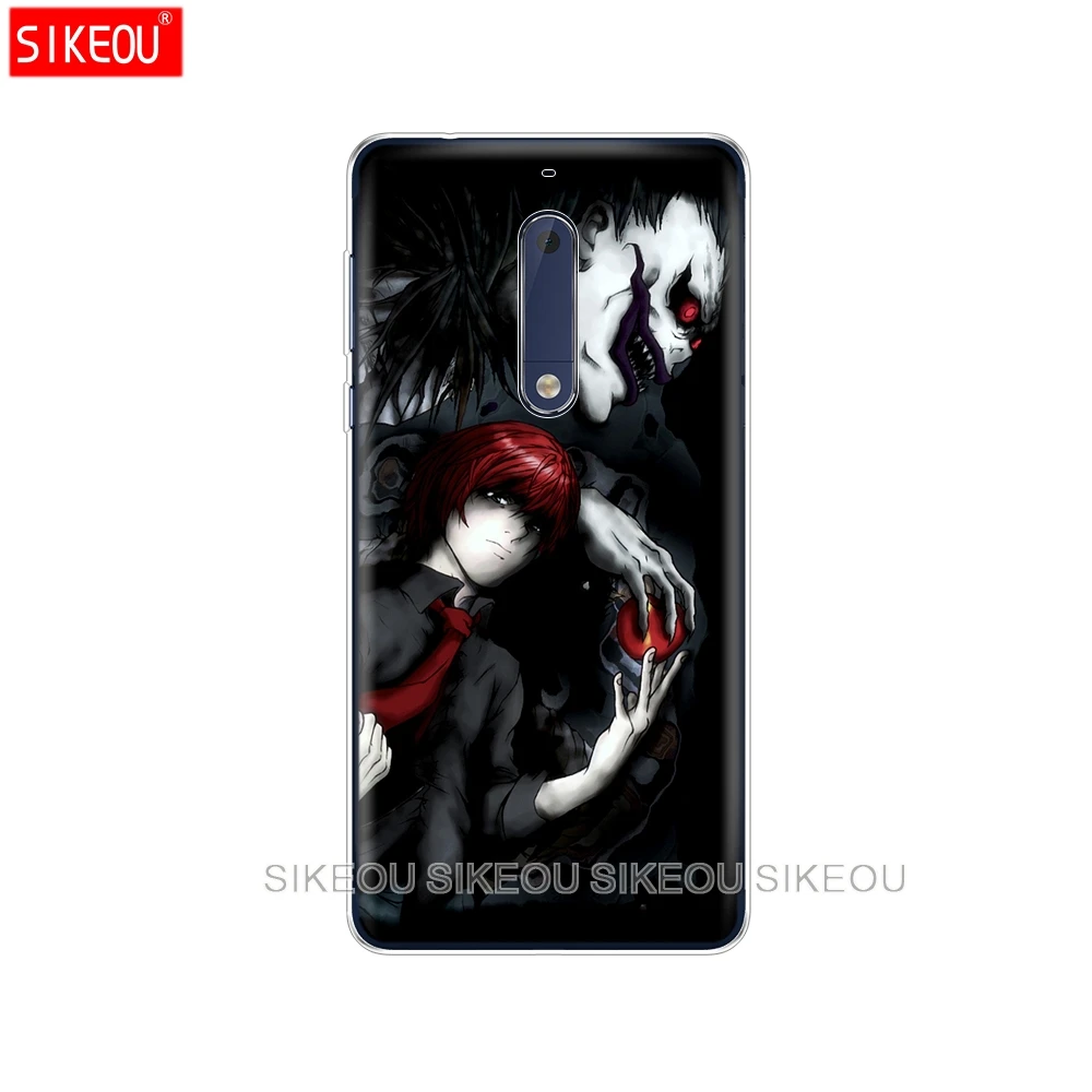 Силиконовый чехол для телефона Nokia 5 3 6 7 PLUS 8 9 /Nokia 1 2 2018 аниме Death Note|Бамперы| |