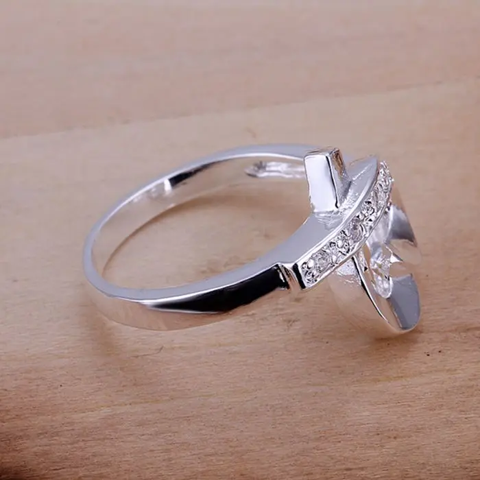 Кольцо с серебряным покрытием серебряные модные ювелирные изделия кольцо по