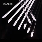 Брендовые 50 шт одноразовая кисть для губ помада блеск палочки Помада Кисть для макияжа