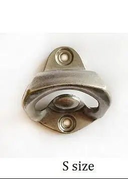 S Size 6 шт./лот открывалка для бутылок из сплава с настенным креплением открывалка для пива - Цвет: S Size