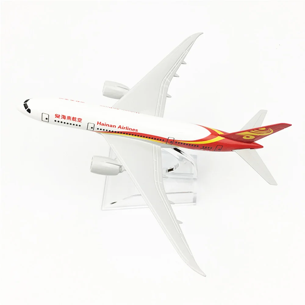 1/400 масштаб самолета Boeing 787 Hainan Airways 16 см сплав самолет B787 детские игрушки Детский подарок для коллекции