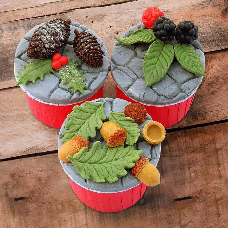 Yueyue Sugarcraft лист силиконовая форма помадка формы для украшения торта инструменты