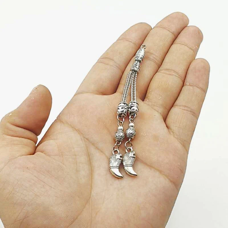 Металлическая подвеска Tasbih с кисточками и головой льва классический стиль
