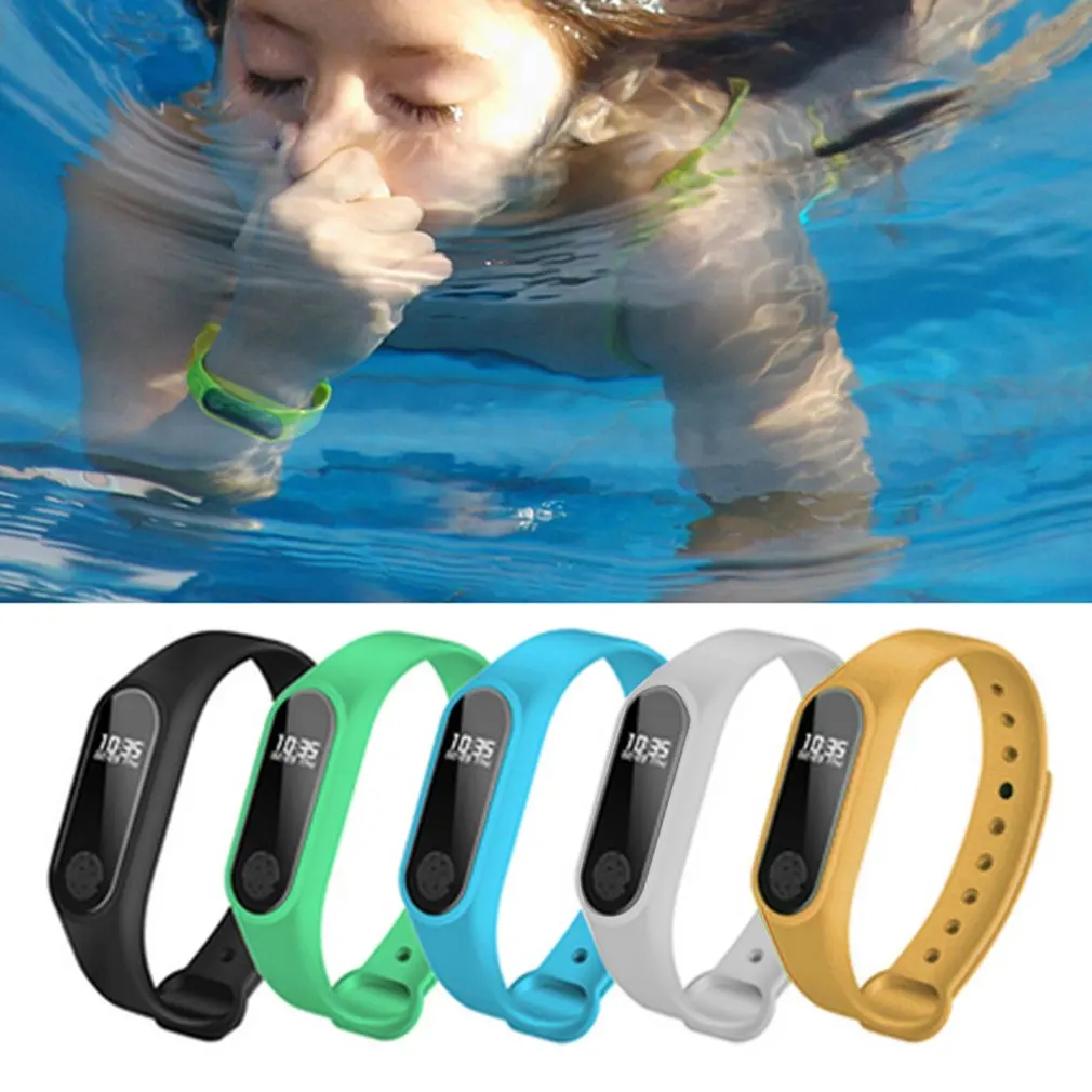 Смарт-браслет M2 водонепроницаемый Bluetooth фитнес-браслет для бега монитор сна 0 42 OLED