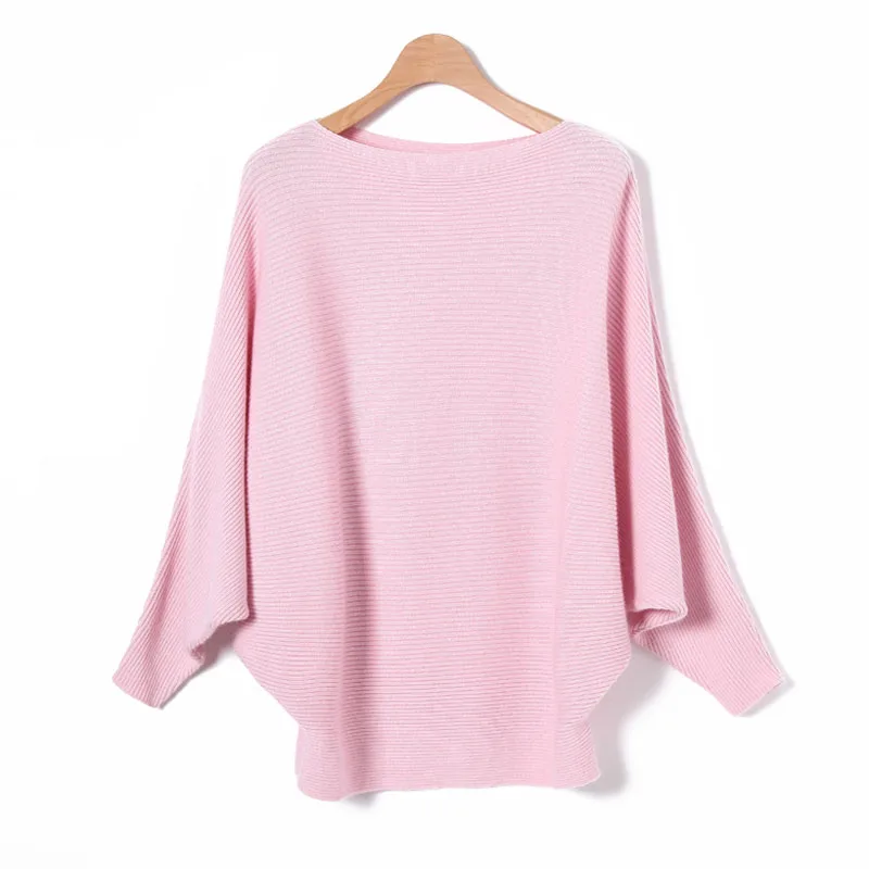 Pull Femme весна-осень высокое качество чистый норковый кашемир вырез лодочкой рукав