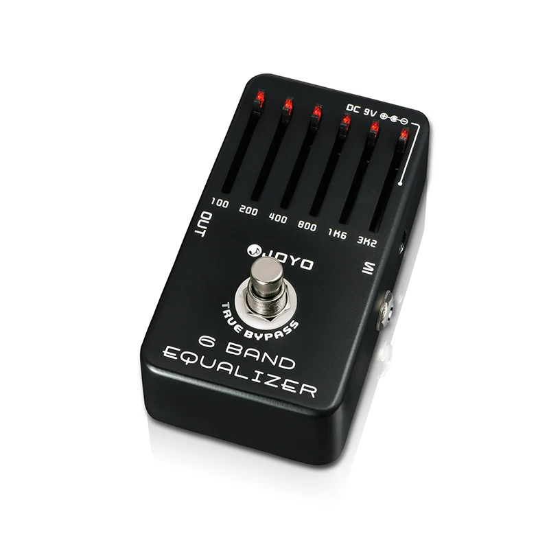 Эквалайзер 6-полосная педаль гитарных эффектов настоящий байпас Joyo JF-11